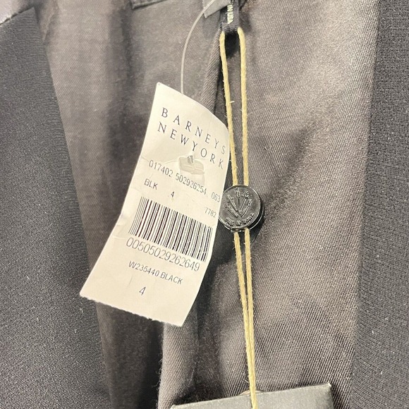 Rag & Bone | Black/Black Timeless Single Breasted Blazer with Leather Trim NWT 4 - Picture 4 of 16